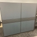 48" Blue Boulevard Cubicle System Divider Wall Panel